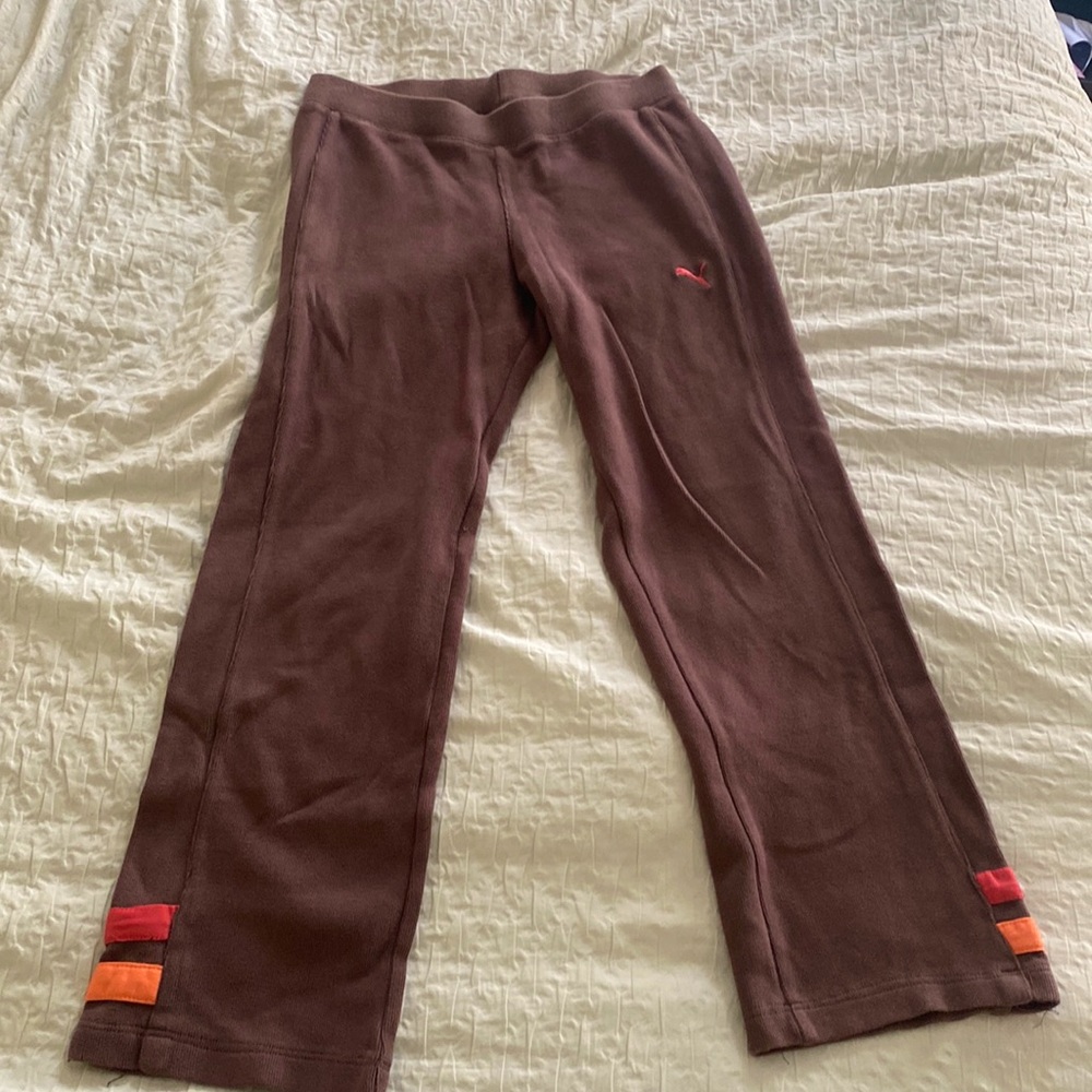 Vintage 90’s Puma sweatpants- low waisted wide leg